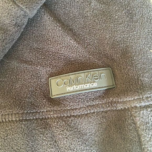 Calvin Klein Performance Women's Fleece Mock-Neck Sweatshirt Black-Large - Picture 3 of 6